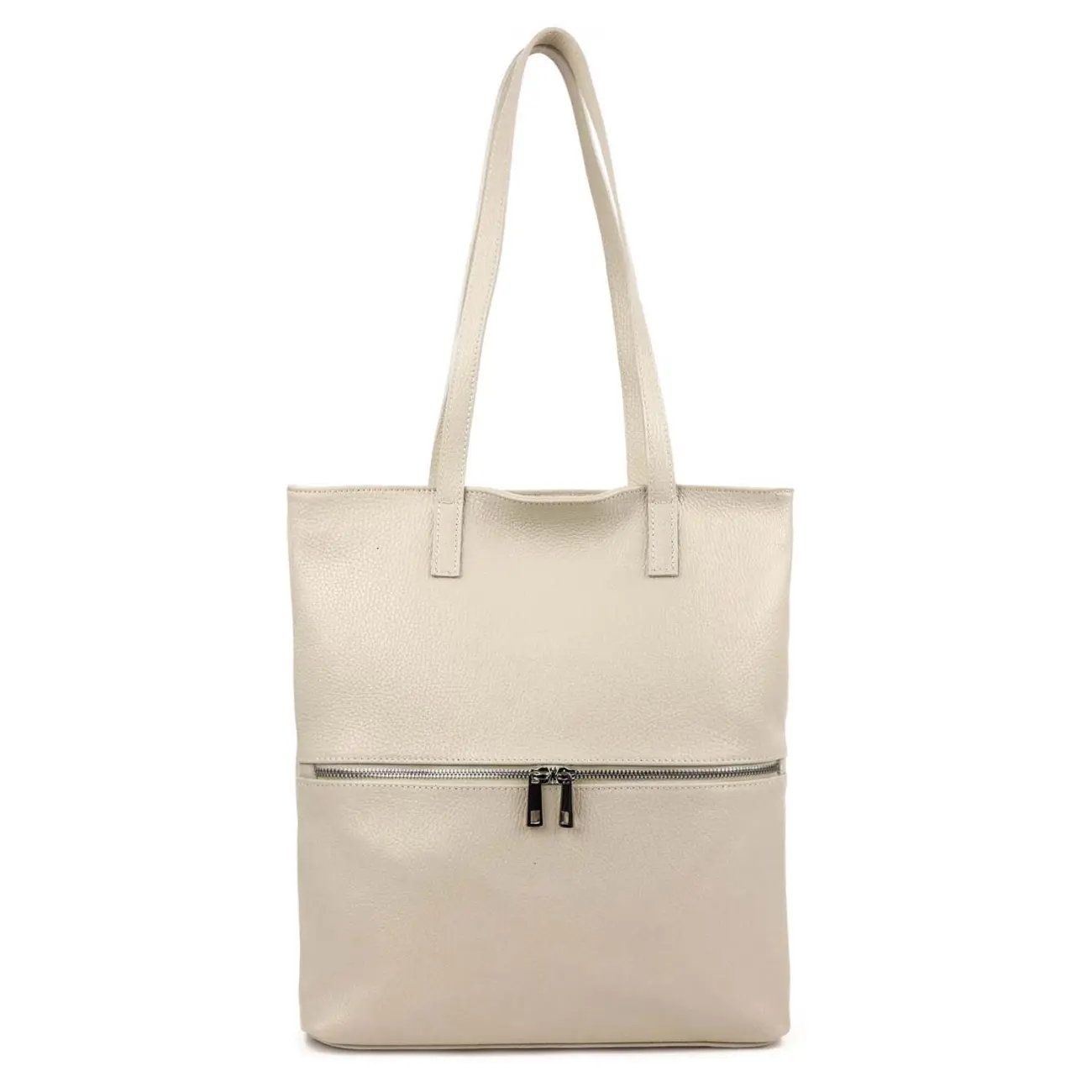 OBC Made in Italy DAMEN LEDER TASCHE SHOPPER Schultertasche Tote Bag Umhängetasche Handtasche DIN-A4 Verkauf