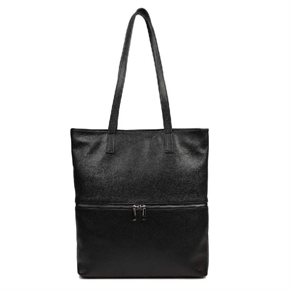 OBC Made in Italy DAMEN LEDER TASCHE SHOPPER Schultertasche Tote Bag Umhängetasche Handtasche DIN-A4 Verkauf