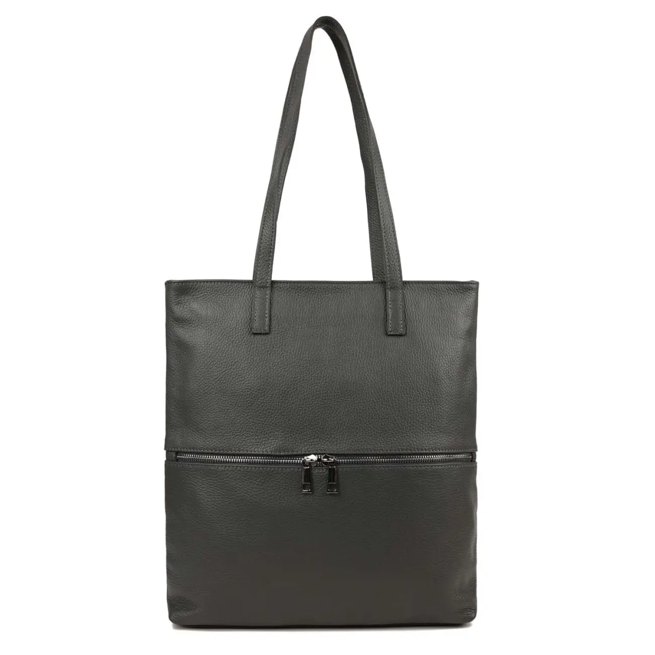 OBC Made in Italy DAMEN LEDER TASCHE SHOPPER Schultertasche Tote Bag Umhängetasche Handtasche DIN-A4 Verkauf