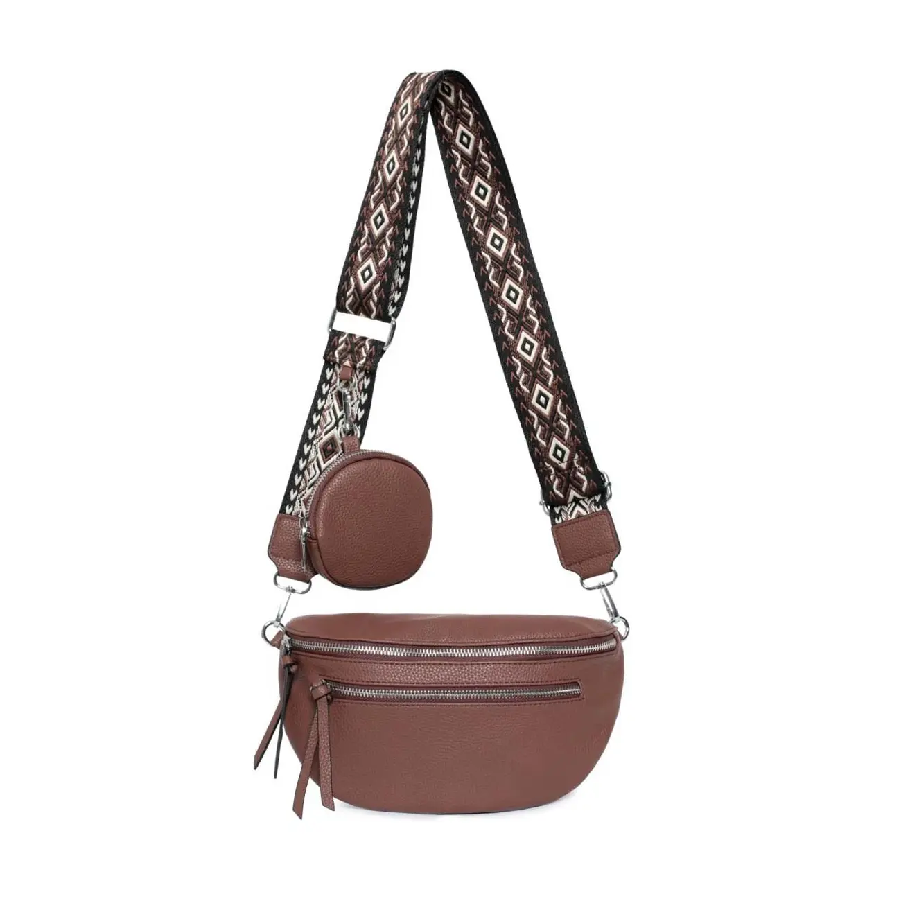 Damen Brusttasche Crossbody Tasche Umhängetasche Hüfttasche Cross-Over Bodybag Schultertasche Bauchtasche Handytasche Kunstleder Hotsell