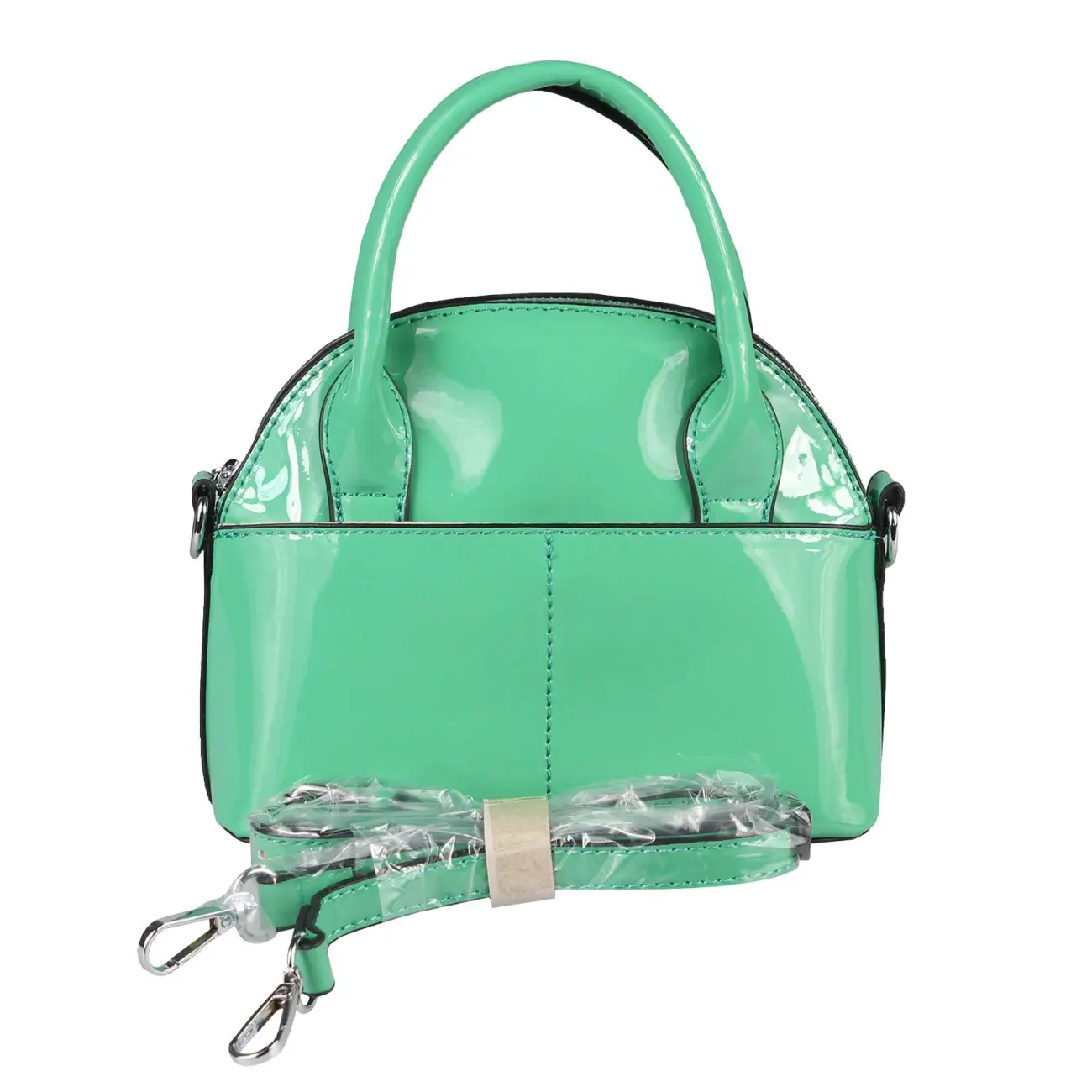 DAMEN MINI TASCHE Schultertasche Umhängetasche Crossbody Lack Leder Optik Abend im Angebot