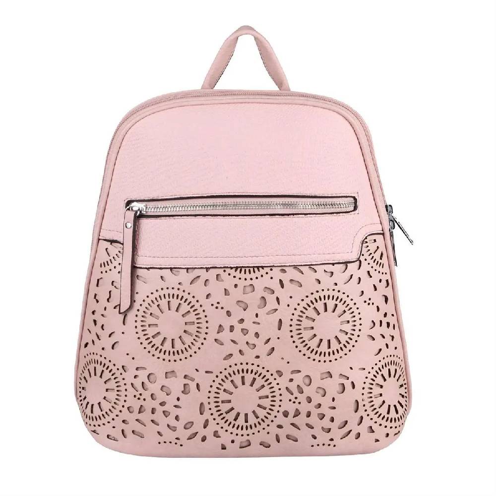 OBC Damen Rucksack Stadtrucksack Backpack Daypack Cityrucksack Leder Optik Tasche Handtasche Shopper Tagesrucksack Crossbag Schultertasche Günstiger Verkauf