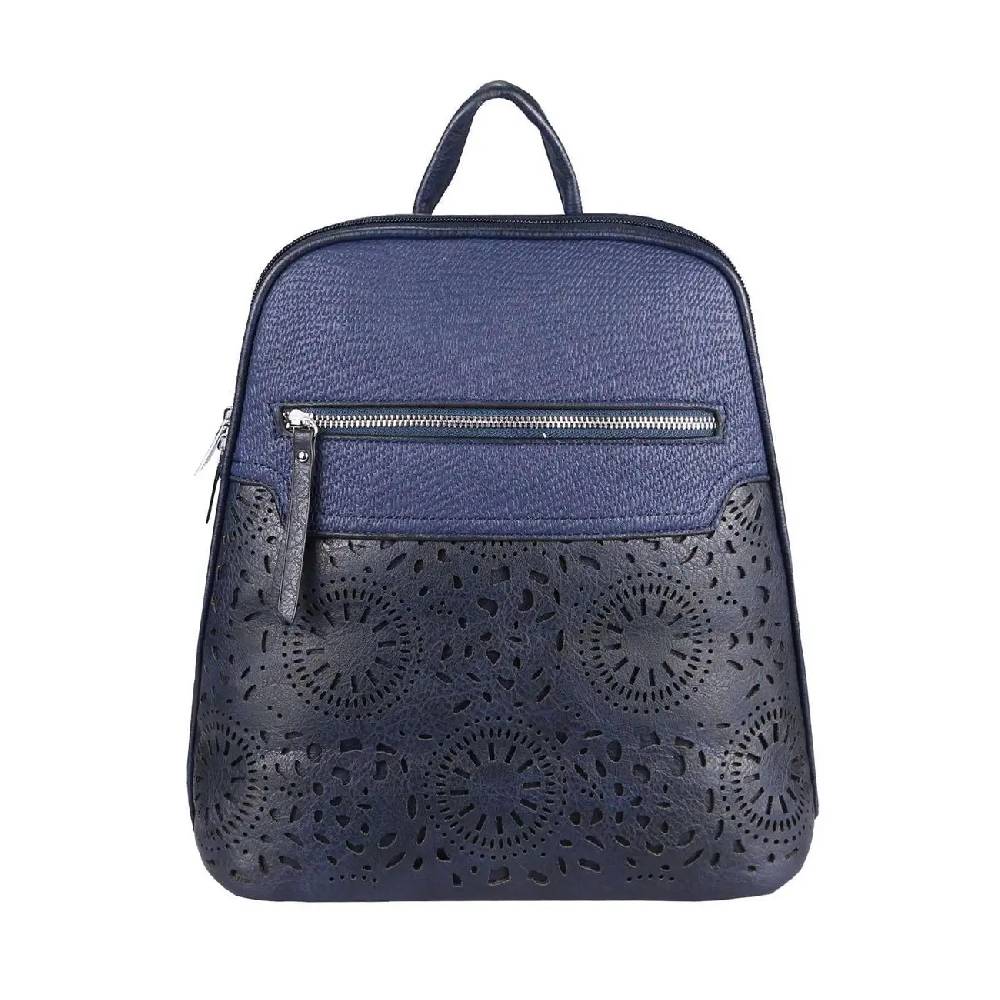 OBC Damen Rucksack Stadtrucksack Backpack Daypack Cityrucksack Leder Optik Tasche Handtasche Shopper Tagesrucksack Crossbag Schultertasche Günstiger Verkauf