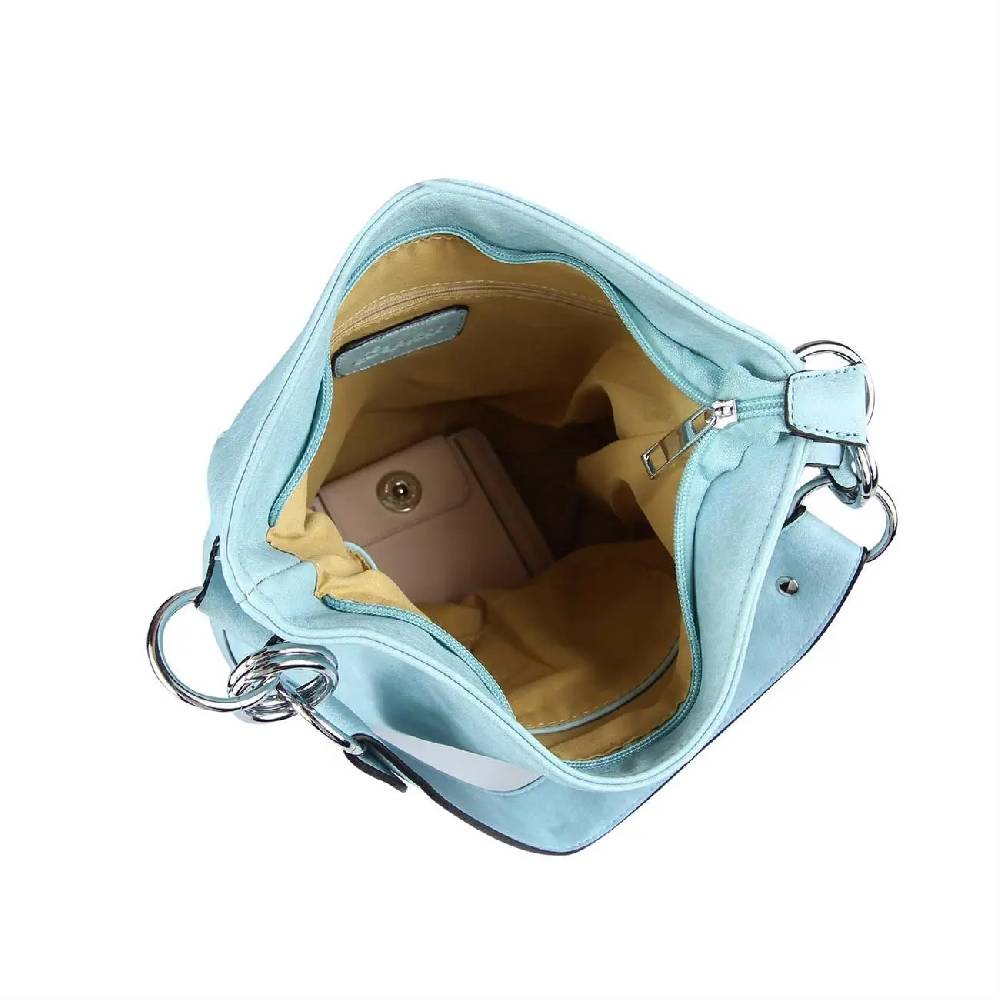 OBC DAMEN TASCHE HOBO-BAG Metallic Shopper Umhängetasche Handtasche Schultertasche Henkeltasche Beuteltasche CrossOver Tote-Bag Fabrikverkauf