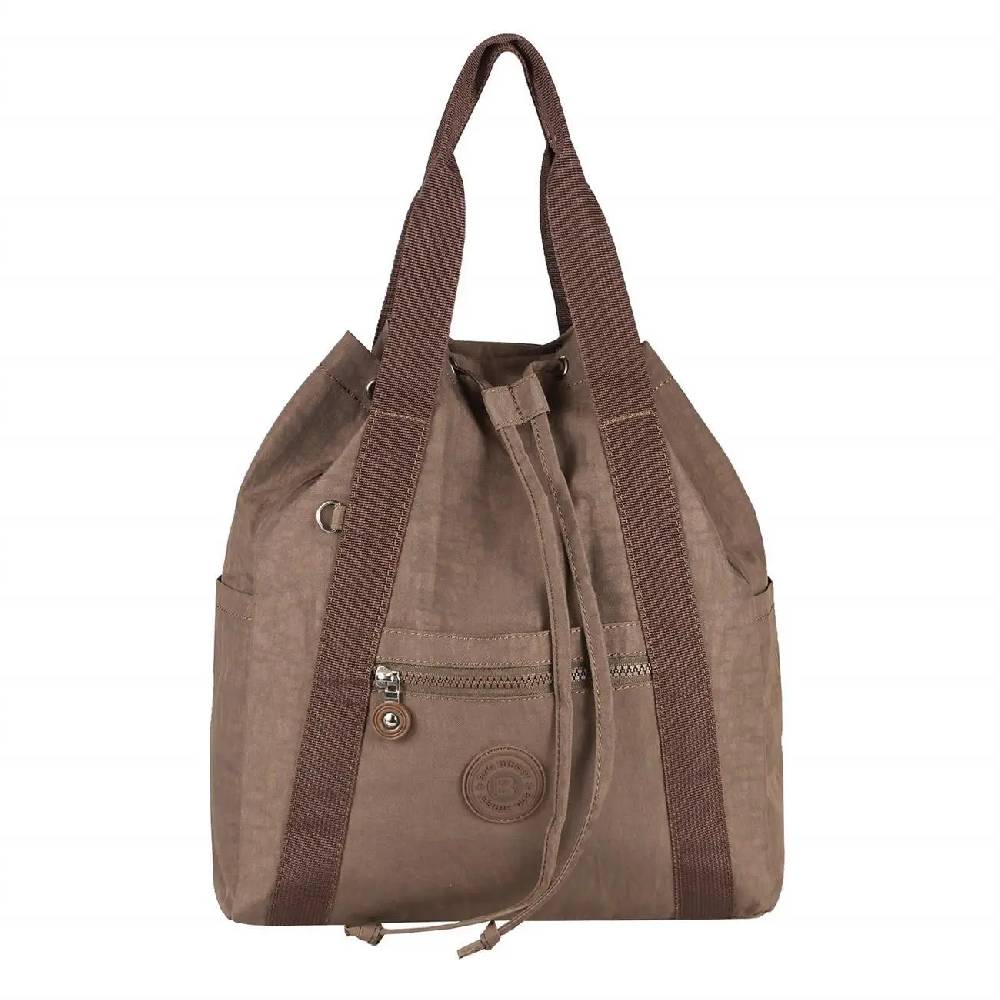 OBC Damen Tasche Rucksack Handtasche Cityrucksack Crinkle Nylon Backpack Schultertasche Damenrucksack Daypack Meist gekauft