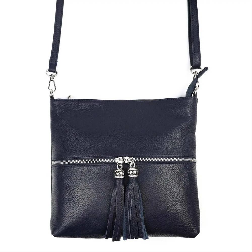 OBC Made in Italy DAMEN LEDER TASCHE Bodybag Schultertasche CrossOver Umhängetasche Handtasche Ledertasche Damentasche Crossbody Fabrikpreis
