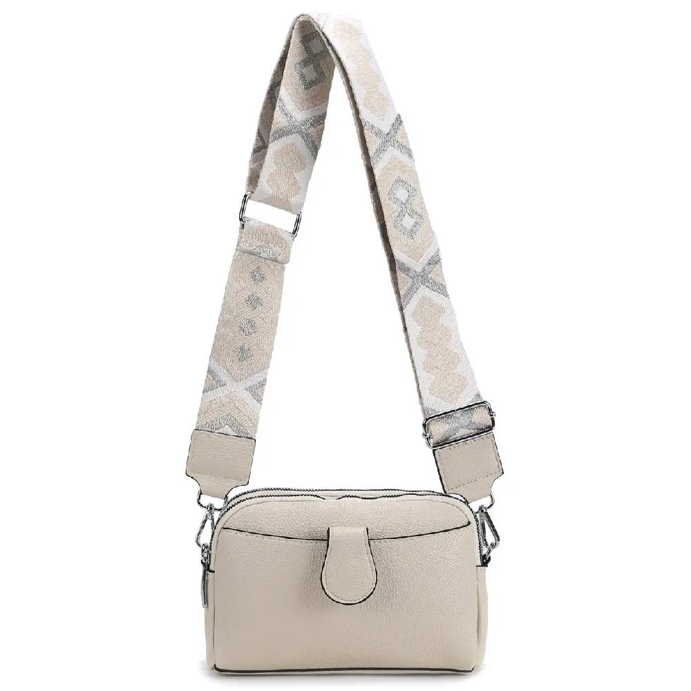 OBC Damen Tasche Crossbody Umhängetasche Bodybag Schultertasche Metallic Handytasche Crossover Kunstleder Handtasche Reise Begrenztes Angebot