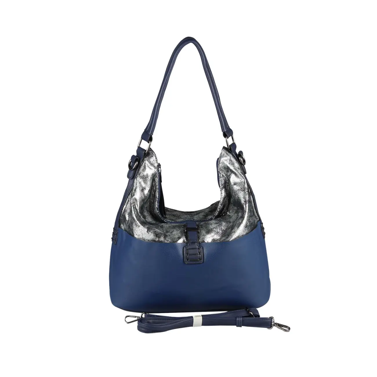 OBC DAMEN TASCHE HANDTASCHE Metallic Hobo Bag Henkeltasche Schultertasche Umhängetasche Hobo-Bag Beuteltasche SHOPPER Exklusivangebot