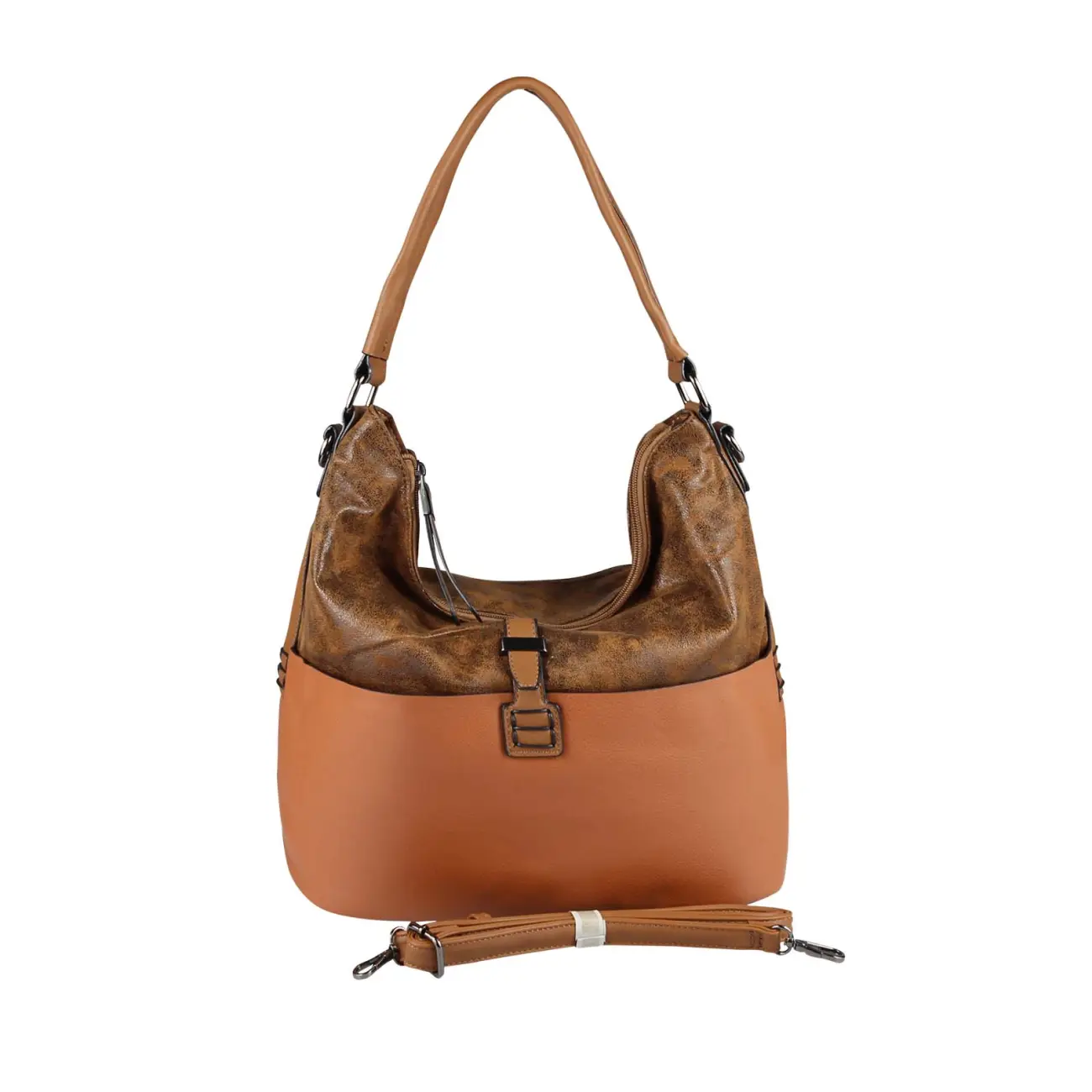 OBC DAMEN TASCHE HANDTASCHE Metallic Hobo Bag Henkeltasche Schultertasche Umhängetasche Hobo-Bag Beuteltasche SHOPPER Exklusivangebot