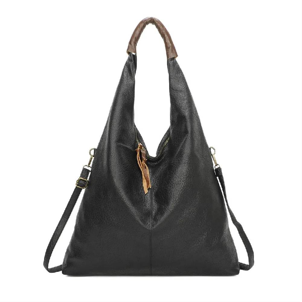 XXL Damen Tasche Shopper Schultertasche Handtasche Umhängetasche Freizeittasche Leder Optik Beuteltasche Preisnachlass