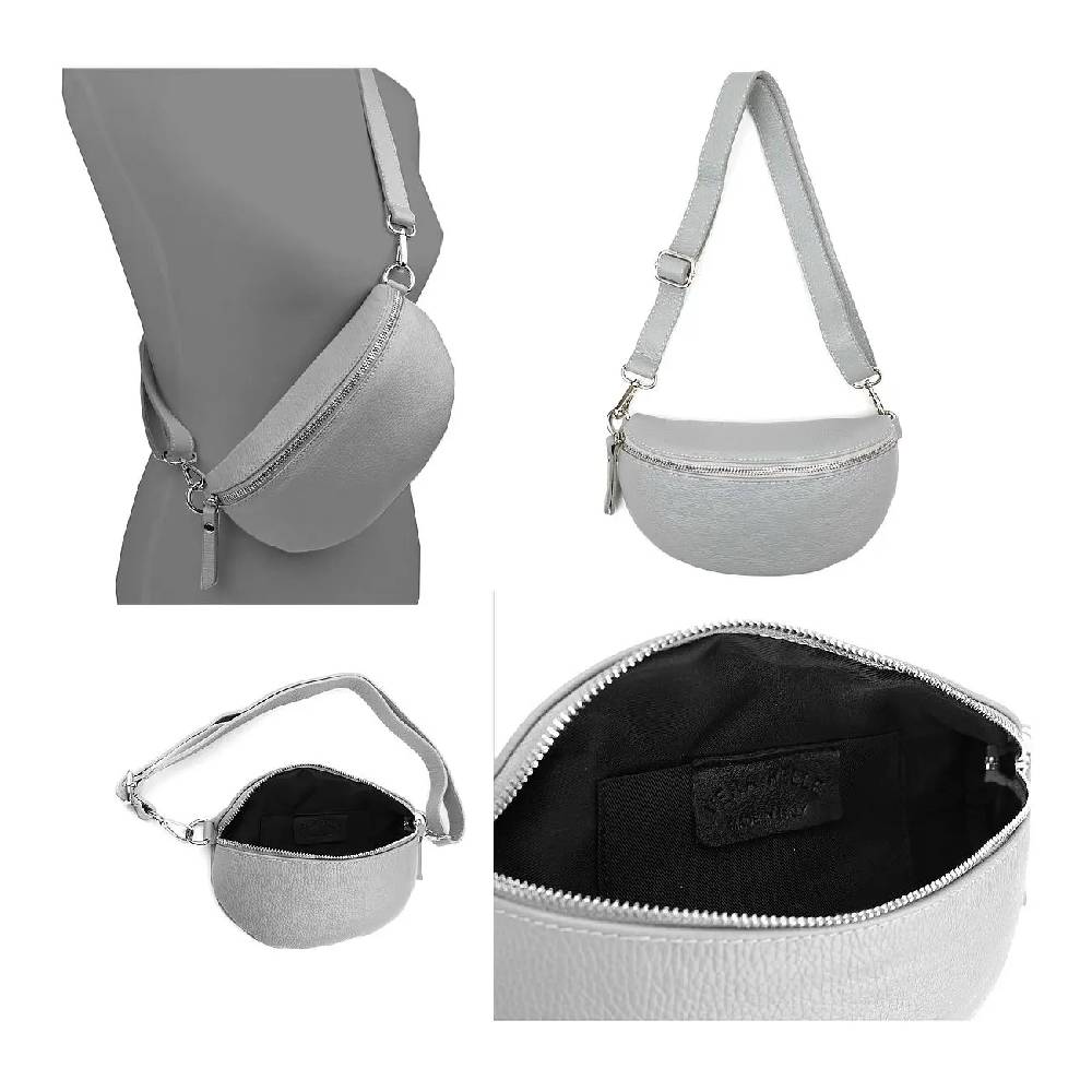 Made in Italy OBC DAMEN SET Gürteltasche + Schultergurt LEDER Crossbody Hüfttasche Bauchtasche Umhängetasche Brusttasche CrossOver Bodybag Schultertasche Handytasche Geldtasche Tasche Kosmetiktasche Exklusive Angebote