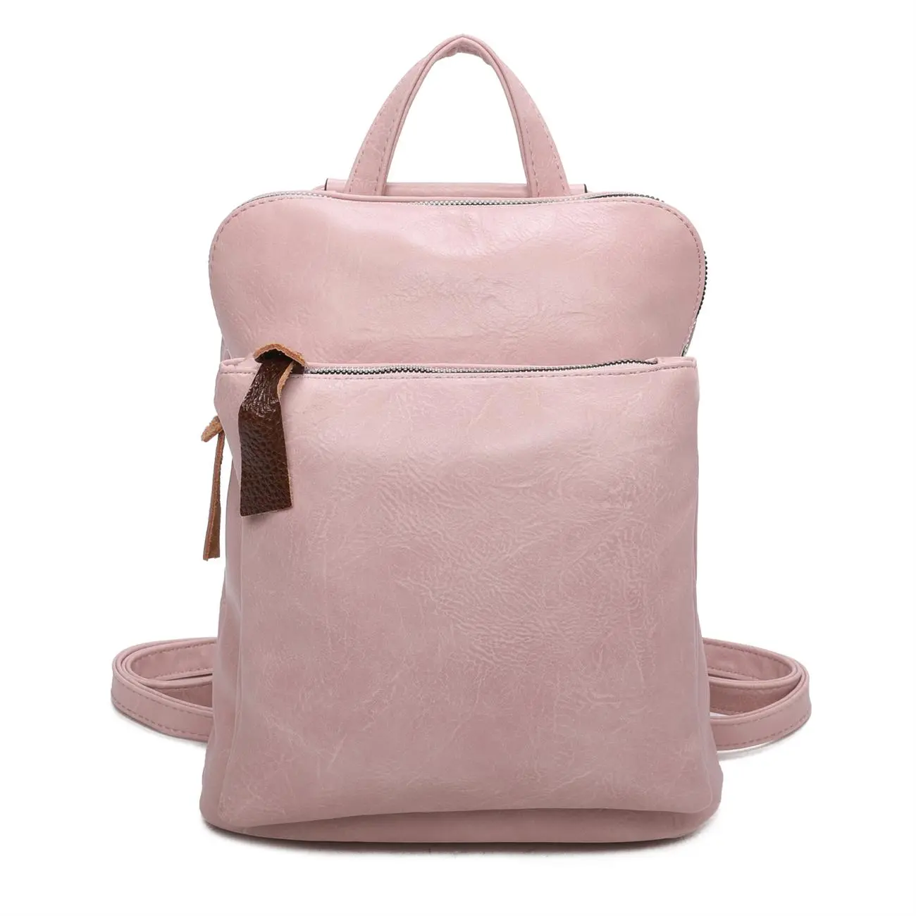 Damen Rucksack Tasche Crossbody Schultertasche Handtasche Messenger Umhängetasche Shopper Cross-Over Handgepäck Vintage Leder Optik Räumungsverkauf