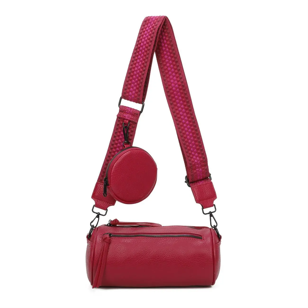 OBC Damen Zylinder Crossbody Tasche Umhängetasche Schultertasche Handtasche Gürteltasche Handytasche Bucket Bag Retro Vintage Messenger Sonderangebote