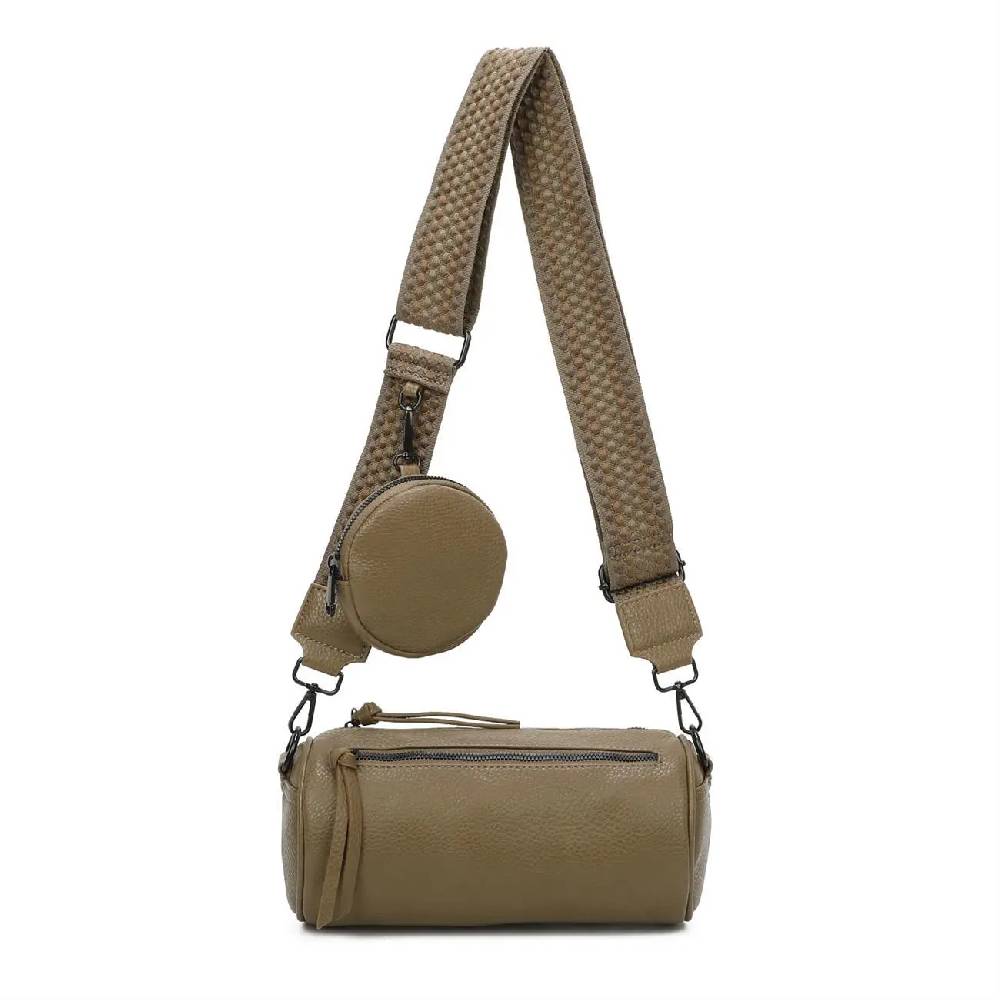 OBC Damen Zylinder Crossbody Tasche Umhängetasche Schultertasche Handtasche Gürteltasche Handytasche Bucket Bag Retro Vintage Messenger Sonderangebote