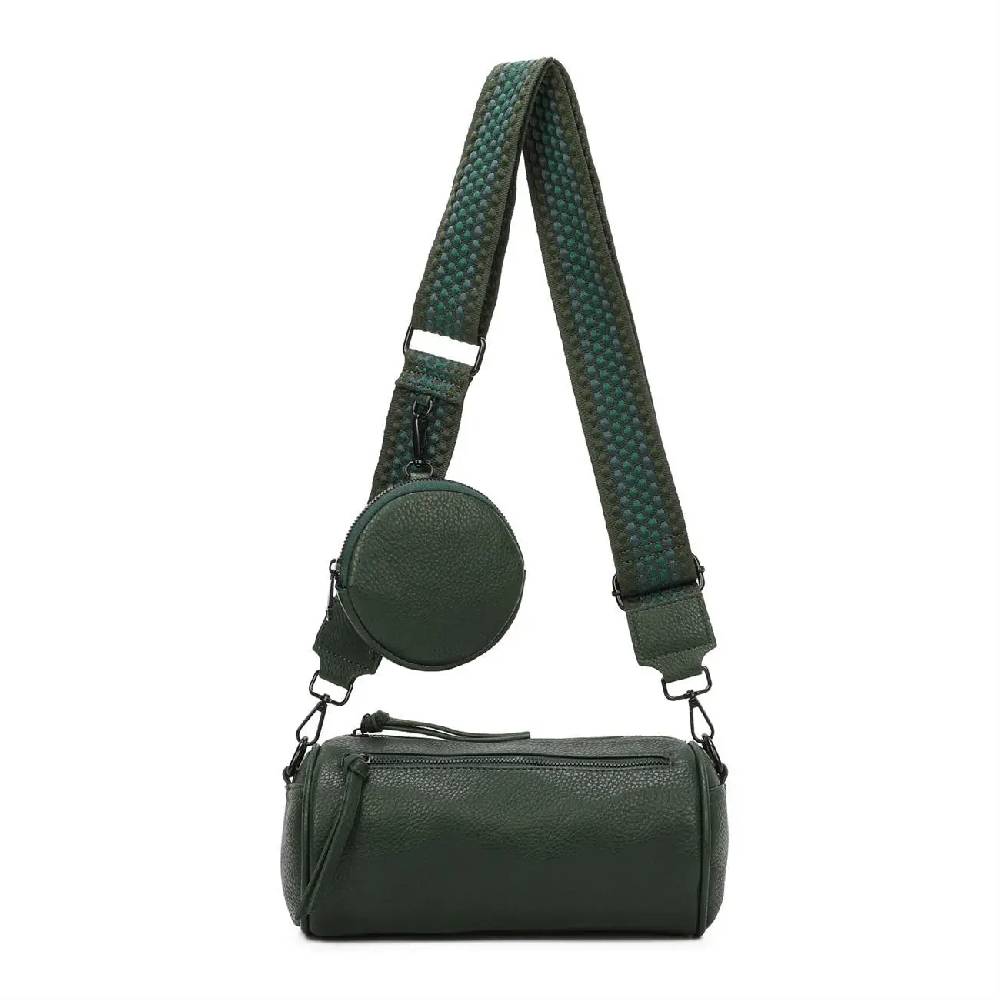 OBC Damen Zylinder Crossbody Tasche Umhängetasche Schultertasche Handtasche Gürteltasche Handytasche Bucket Bag Retro Vintage Messenger Sonderangebote