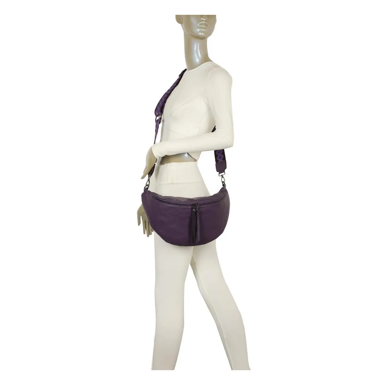 Damen Tasche Crossbody Schultertasche Gürteltasche Brusttasche Hüfttasche Bauchtasche Umhängetasche Cross-Over Bodybag Handytasche Geldtasche Kosmetiktasche Leder Optik Tiefpreis