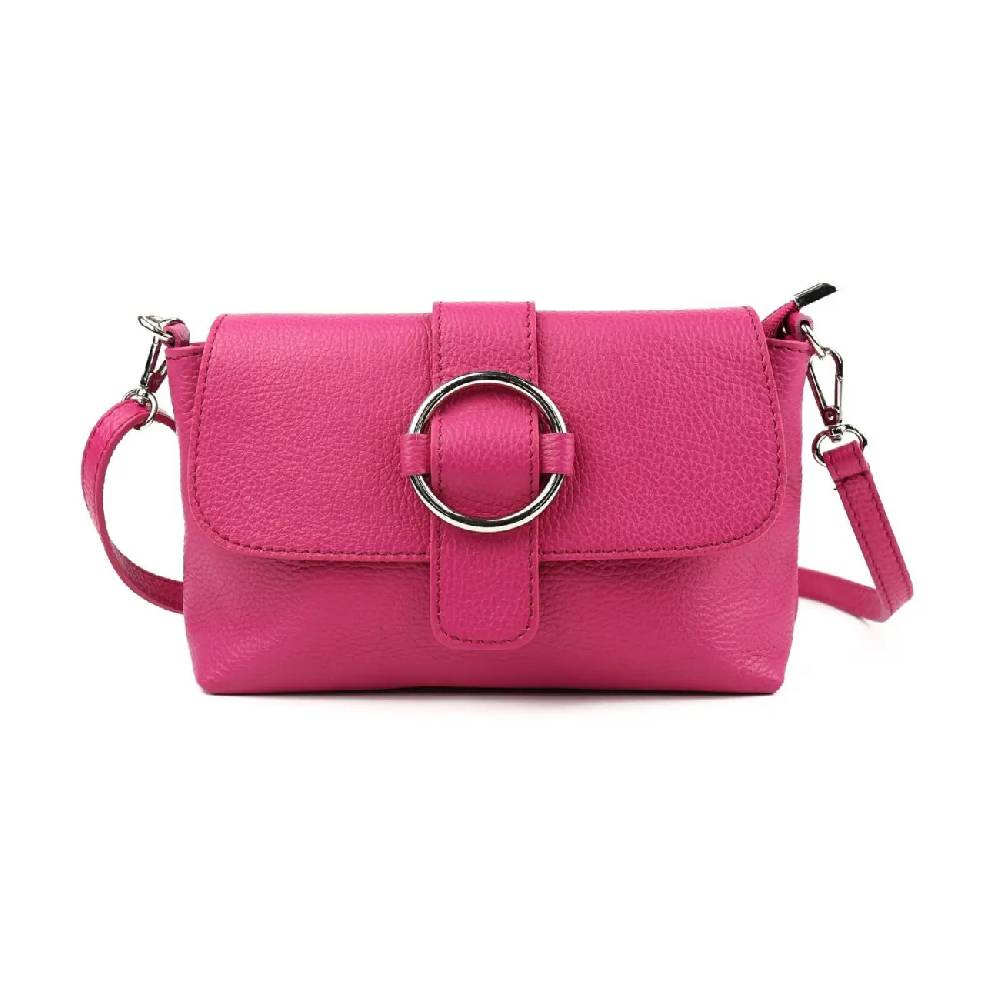 MADE in ITALY Damen LEDER TASCHE Umhängetasche Cross Over Body Messenger Bag Echtleder Ledertasche Schultertasche Brusttasche Hüfttasche Gürteltasche Clutch Abendtasche Kostenlose Rückgabe