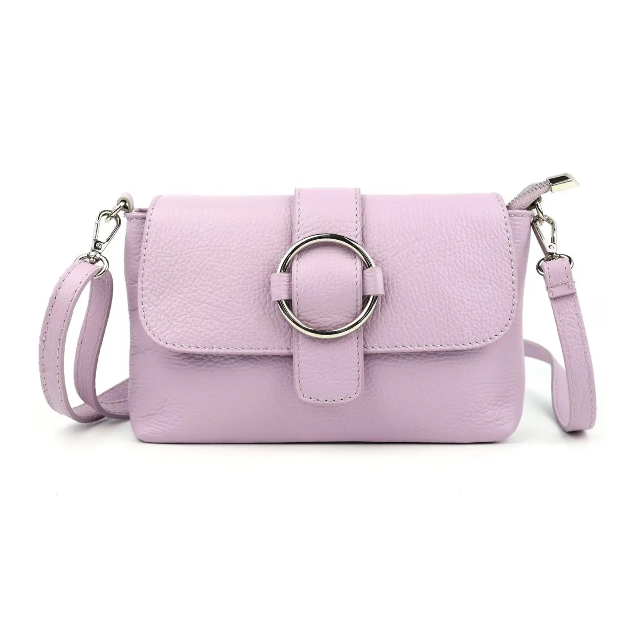 MADE in ITALY Damen LEDER TASCHE Umhängetasche Cross Over Body Messenger Bag Echtleder Ledertasche Schultertasche Brusttasche Hüfttasche Gürteltasche Clutch Abendtasche Kostenlose Rückgabe