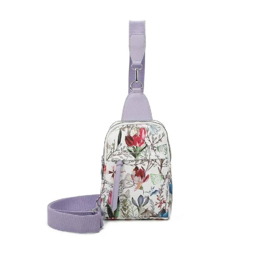 OBC Damen Blumen Bodybag Sling Tasche Rucksack Gürteltasche Crossbag Crossover Schultertasche Crossbody Brusttasche Smartphone-Umhängetasche Zeitbegrenzte Promotion