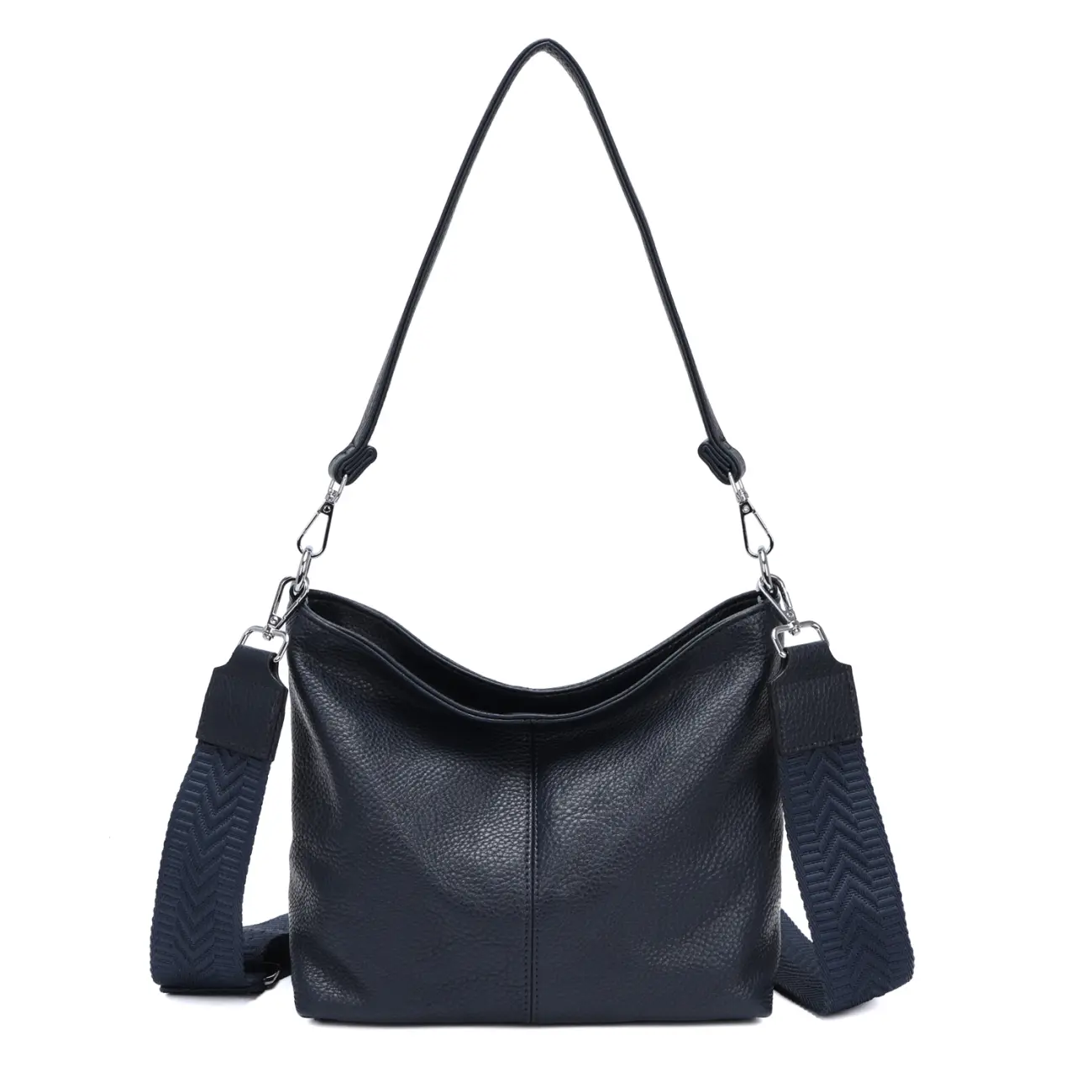 OBC Damen Tasche Shopper Brusttasche Hobo Bag Schultertasche Crossbody Umhängetasche Beuteltasche Handtasche Crossover BodyBag Leder Optik Super Rabatt