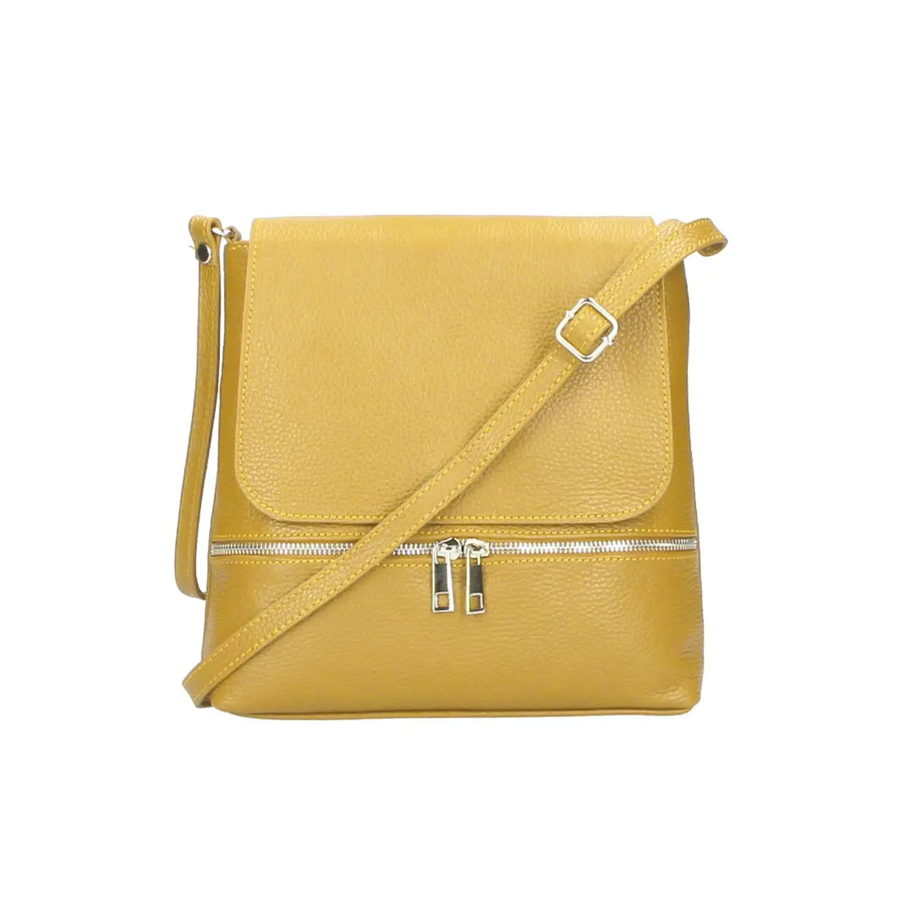 OBC Made in Italy DAMEN LEDER TASCHE Messenger Crossbody Handtasche Schultertasche CrossOver Umhängetasche Shopper Damentasche Überschlagtasche Tablettasche bis ca. 7-9 Zoll Begrenzt auf 3 Tage