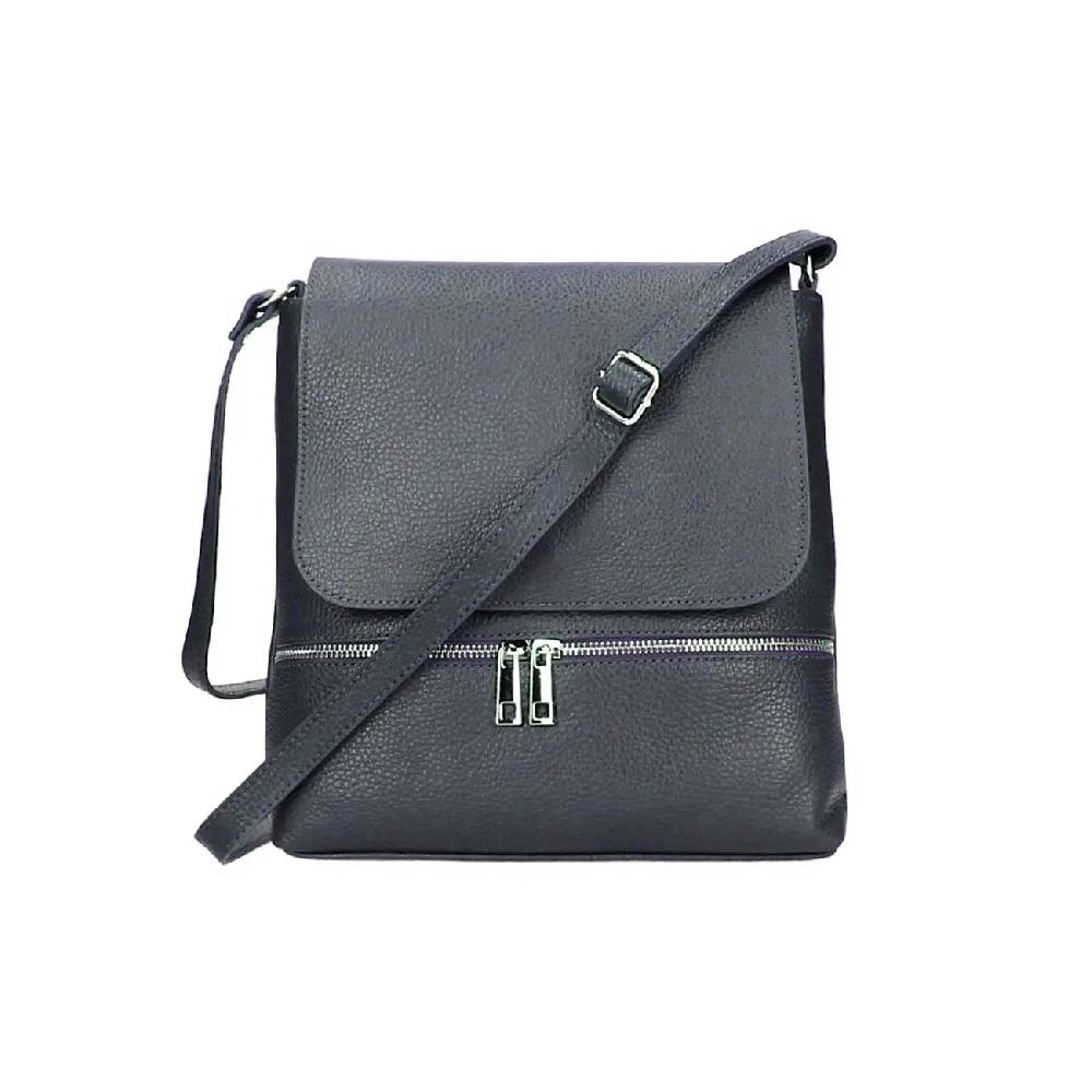 OBC Made in Italy DAMEN LEDER TASCHE Messenger Crossbody Handtasche Schultertasche CrossOver Umhängetasche Shopper Damentasche Überschlagtasche Tablettasche bis ca. 7-9 Zoll Begrenzt auf 3 Tage
