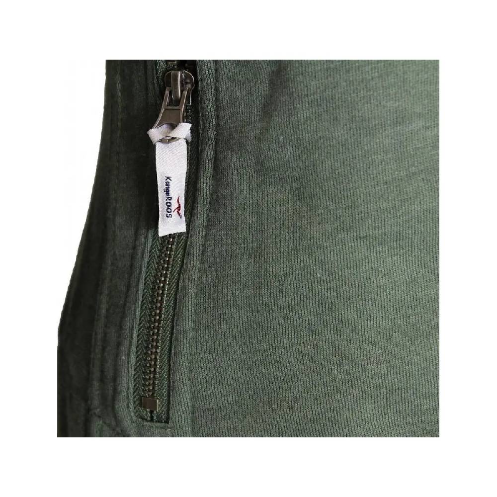 Damen Bikerjacke KangaROOS lässige sportliche Jacke Biker Style Sweatjacke FRÜHLING SOMMER Jacket Kurz Fashion Khaki 2025
