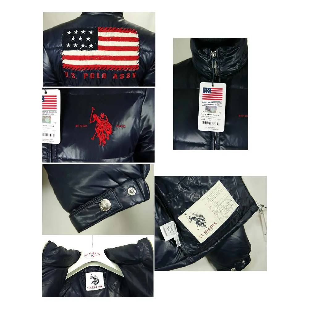 US Polo ASSN USA Flagge WinterJacke Jacke Daunenjacke Jacke Steppjacke Angebote