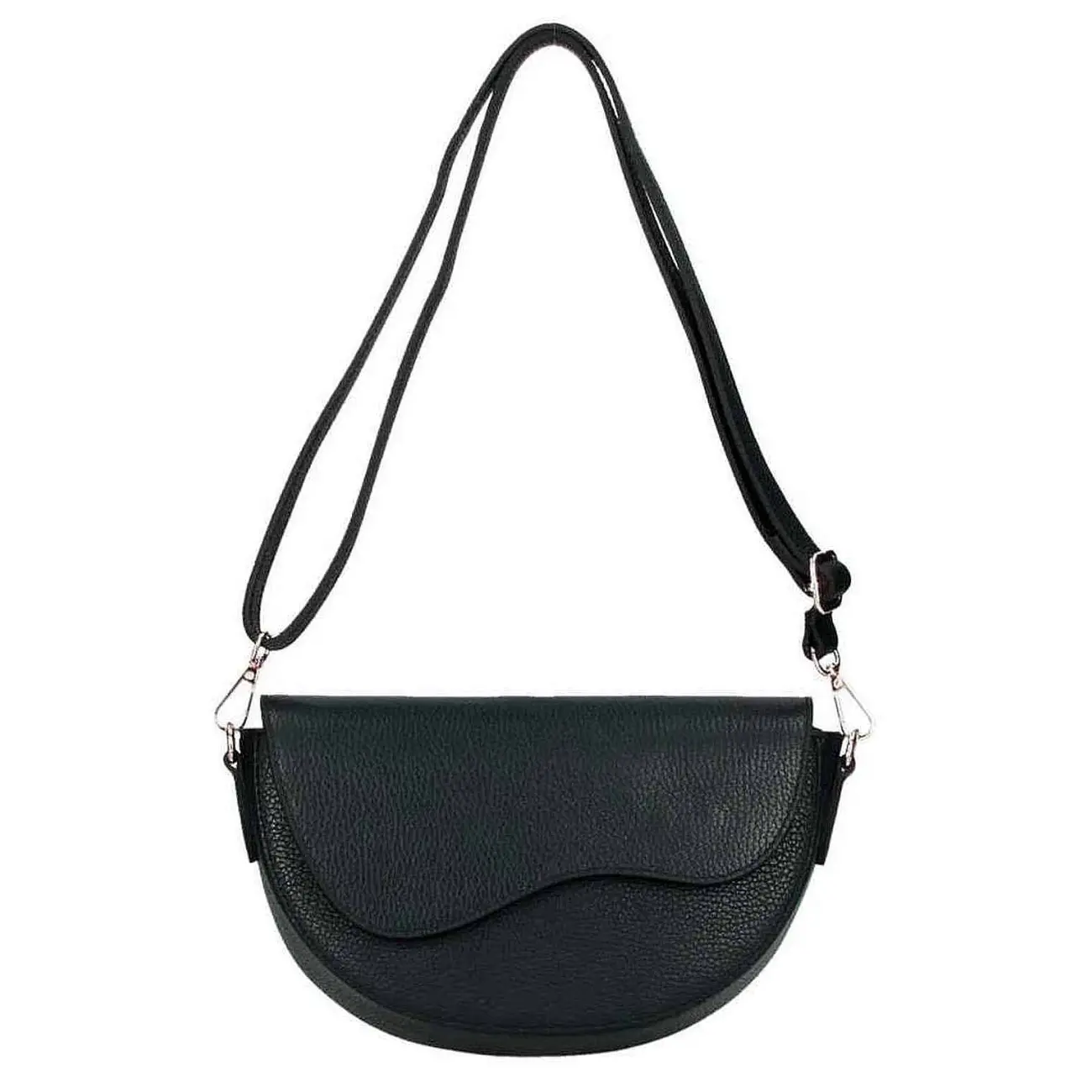 OBC MADE IN ITALY DAMEN LEDER TASCHE Saddle Bag Satteltasche Schultertasche Ledertasche Umhängetasche Brusttasche Cross Over Body Günstiger Verkauf