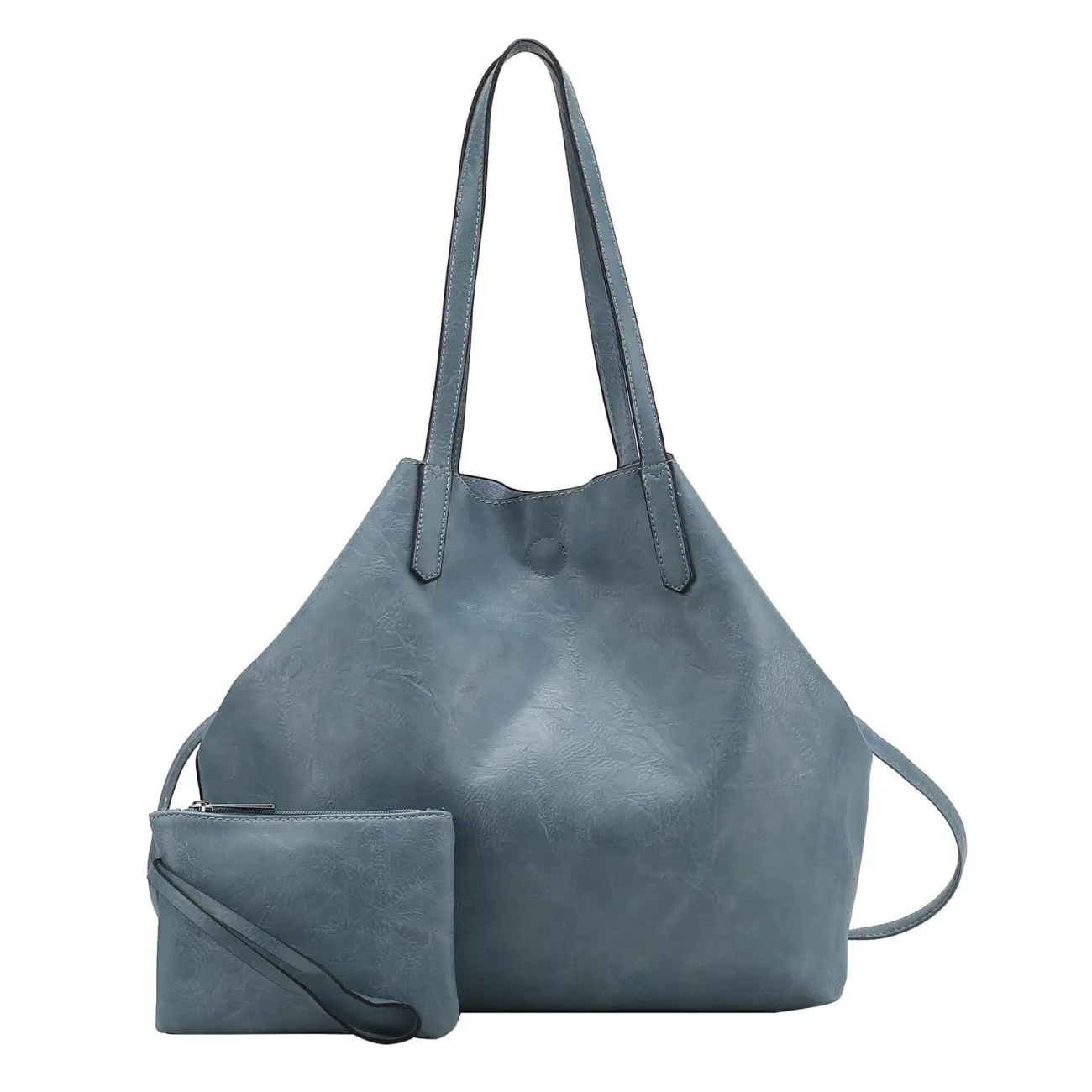 OBC Damen XXL Tasche Set 3in1 Shopper Handtasche Crossbody Hobo Bag Schultertasche Umhängetasche Cross-Over DIN-A4 Damentasche Reisetasche Beuteltasche Leder Optik Kostenloser Versand