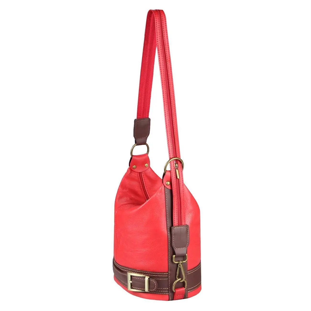 Made in Italy DAMEN LEDER TASCHE Rucksack Schultertasche Lederrucksack Ledertasche Fabrik Onlineshop