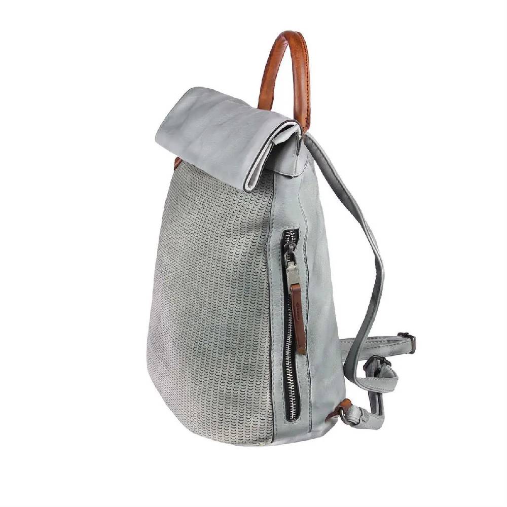 OBC DAMEN LEDER RUCKSACK TASCHE Cityrucksack USED LOOK Schultertasche Handtasche Shopper Blogger Backpack Daypack Sonderangebot