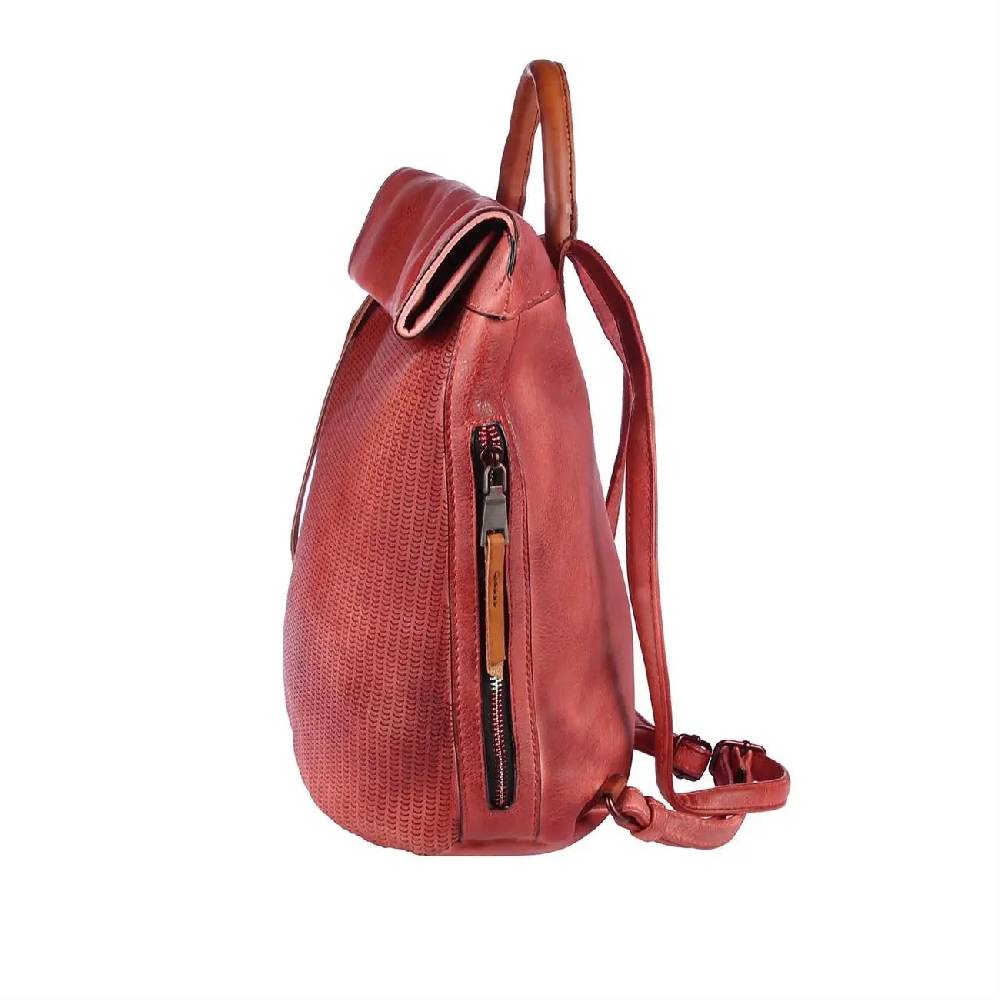 OBC DAMEN LEDER RUCKSACK TASCHE Cityrucksack USED LOOK Schultertasche Handtasche Shopper Blogger Backpack Daypack Sonderangebot