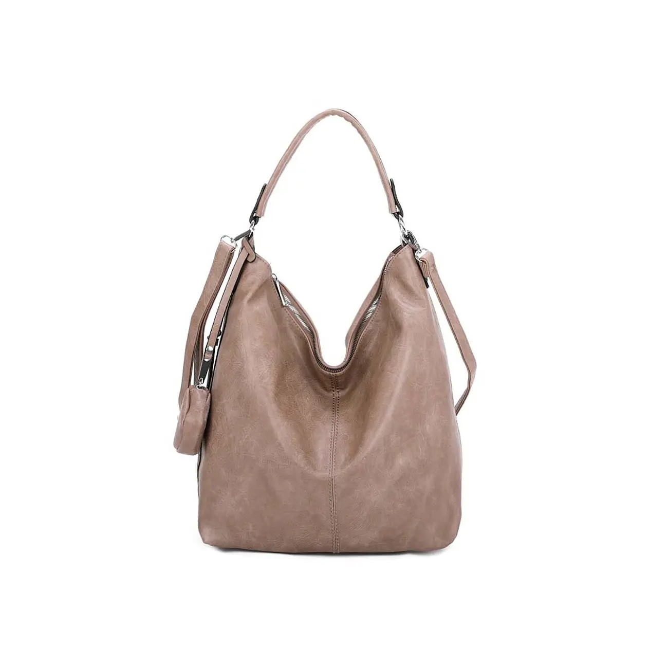 OBC DAMEN TASCHE SHOPPER Hobo-Bag Schultertasche Umhängetasche Handtasche Damentasche Reisetasche Beuteltasche Leder Optik Begrenztes Angebot