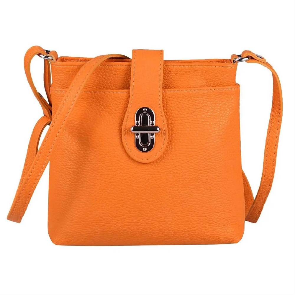 MADE IN ITALY LEDER TASCHE Schultertasche CrossOver Umhängetasche Crossbody Henkeltasche Damentasche Weihnachtsangebot