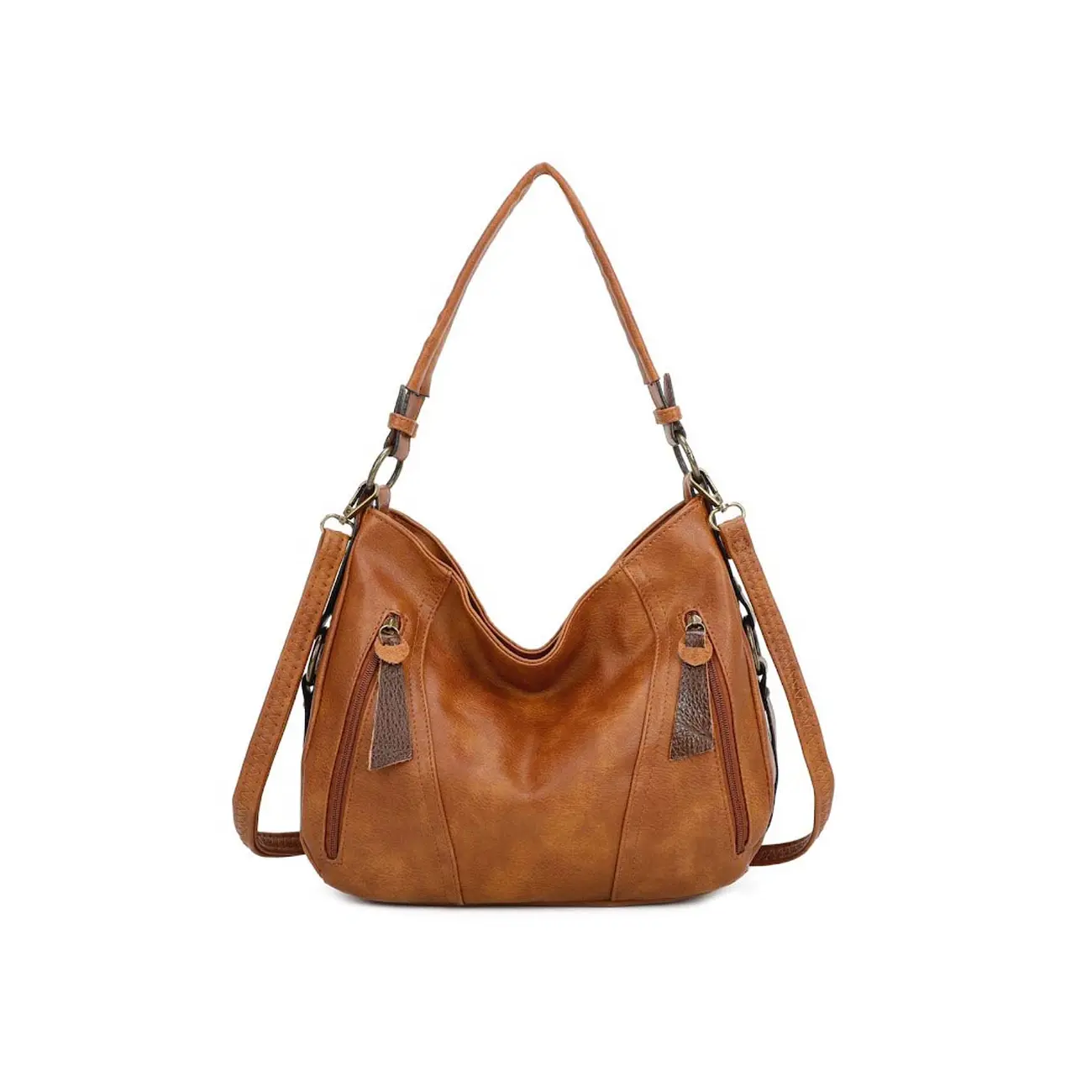 OBC Damen Tasche Shopper Hobo-Bag Schultertasche Leder Optik Umhängetasche Handtasche Crossover Reisetasche Beuteltasche Handtasche Valentinstagsangebot