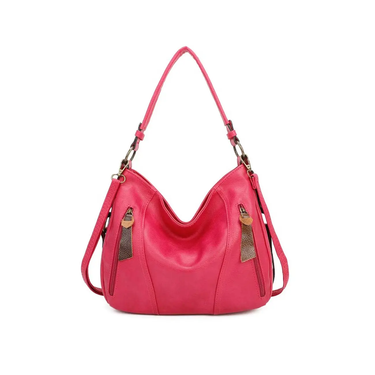 OBC Damen Tasche Shopper Hobo-Bag Schultertasche Leder Optik Umhängetasche Handtasche Crossover Reisetasche Beuteltasche Handtasche Valentinstagsangebot
