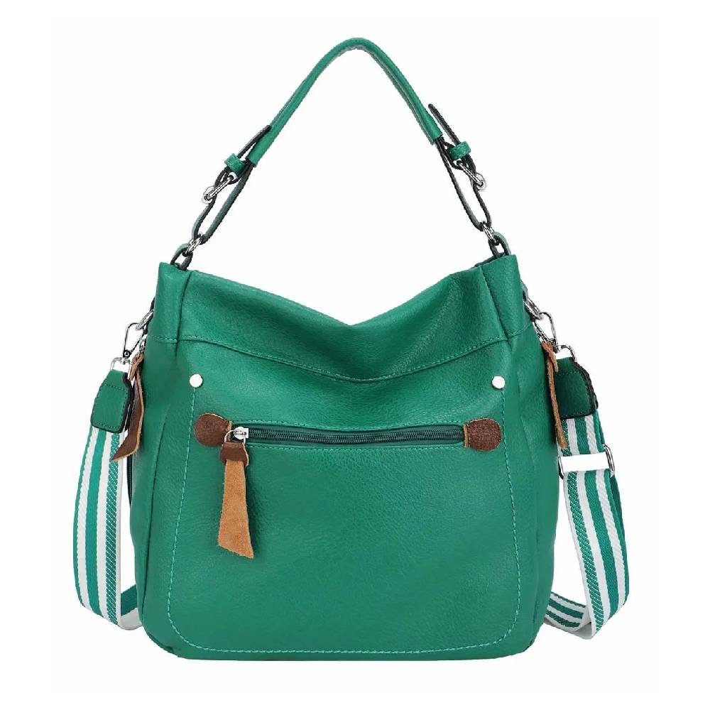 OBC DAMEN TASCHE SHOPPER Hobo-Bag Schultertasche Umhängetasche Handtasche CrossOver Reisetasche Beuteltasche Leder Optik Lagerräumung