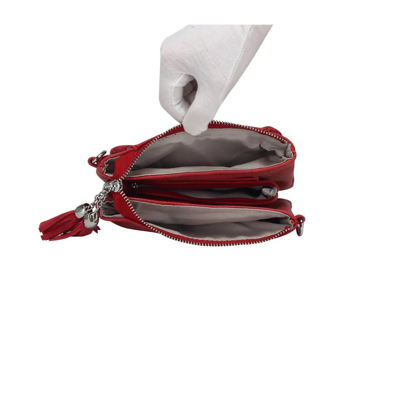 OBC DAMEN 3xFach TASCHE kleine Clutch HANDTASCHE Geflochten Schultertasche Umhängetasche Handytasche Cross-Over Handgelenktasche Zeitlich begrenztes Angebot