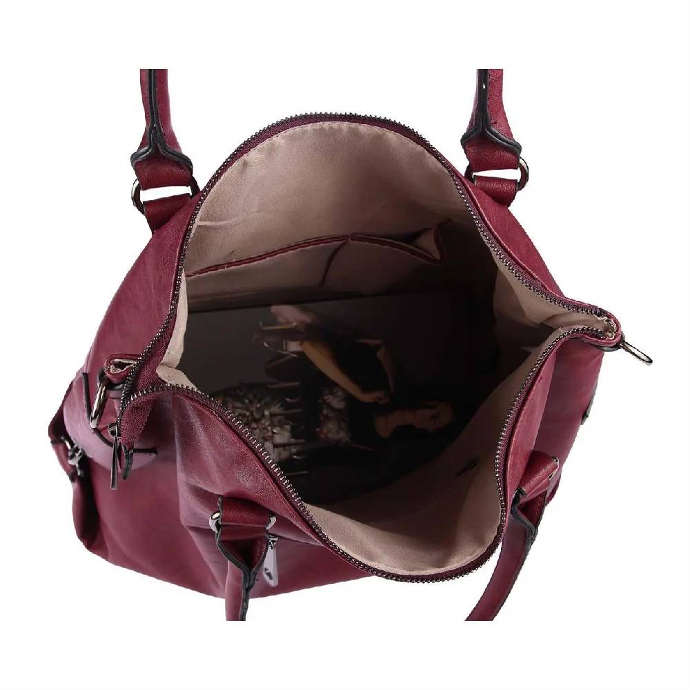 OBC ital-design DAMEN STERN TASCHE Shopper XXL DIN-A4 Handtasche Schultertasche Beuteltasche Henkeltasche CrossOver Umhängetasche Super Sparpreis