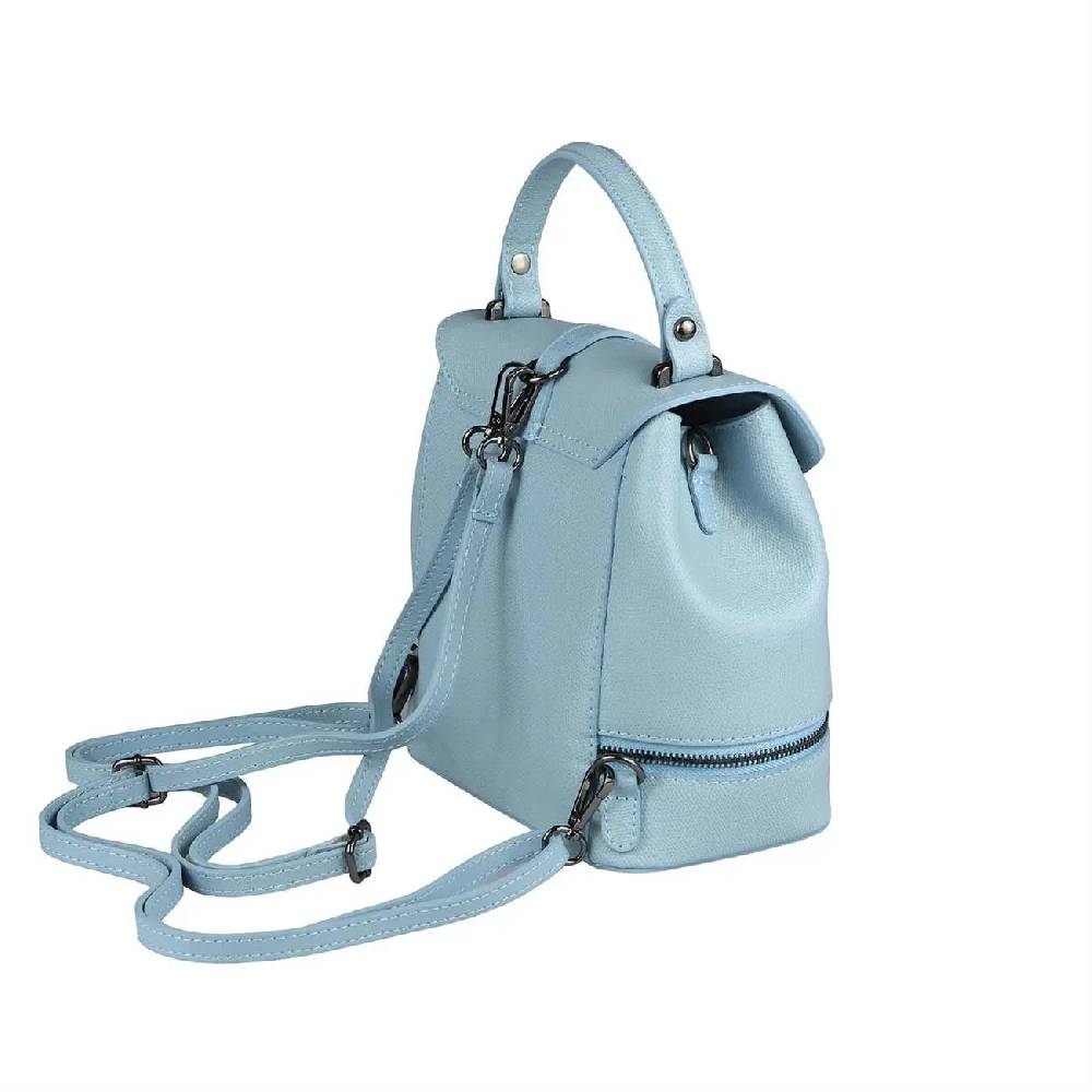 OBC MADE IN ITALY 2in1 DAMEN Echt LEDER TASCHE RUCKSACK Schultertasche Handtasche Umhängetasche Ledertasche Lederrucksack CrossOver Daypack Backpack Begrenzte Freigabe