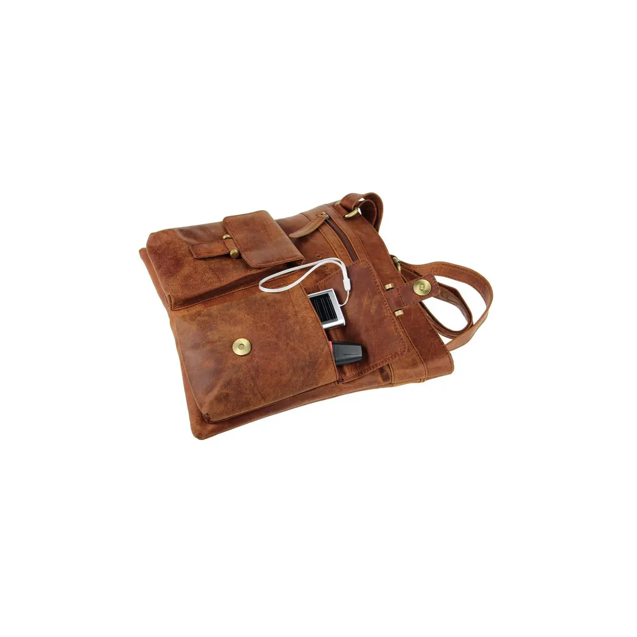 Old River Vintage Retro Style LEDER Bubalus WasserBüffel Büffelleder Tasche Messenger Bag Umhängetasche Tablet Ipad mini bis ca. 12 Zoll CrossOver 28x30x2 cm (BxHxT) Bis zu 60% Rabatt