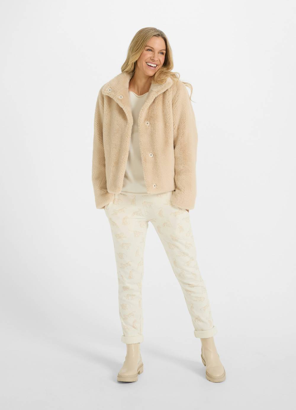 Juvia Faux Fur - Jacke Saisonschlussverkauf