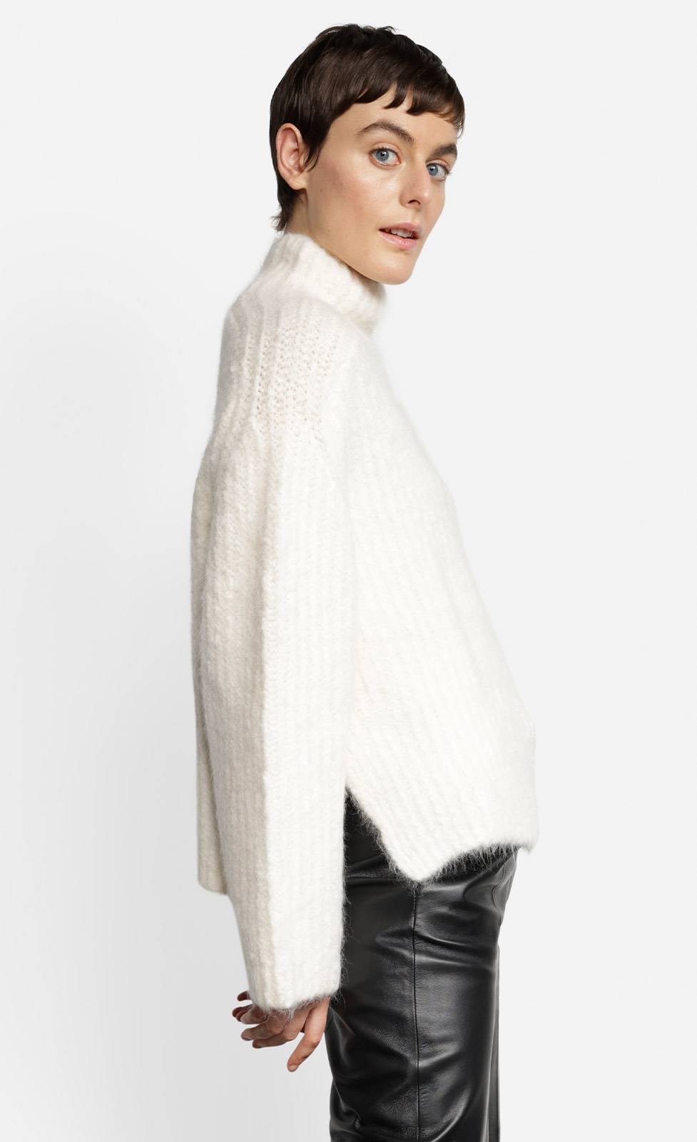 Kiefermann Gimia Grobstrickpullover mit Schlitzen Top Angebot