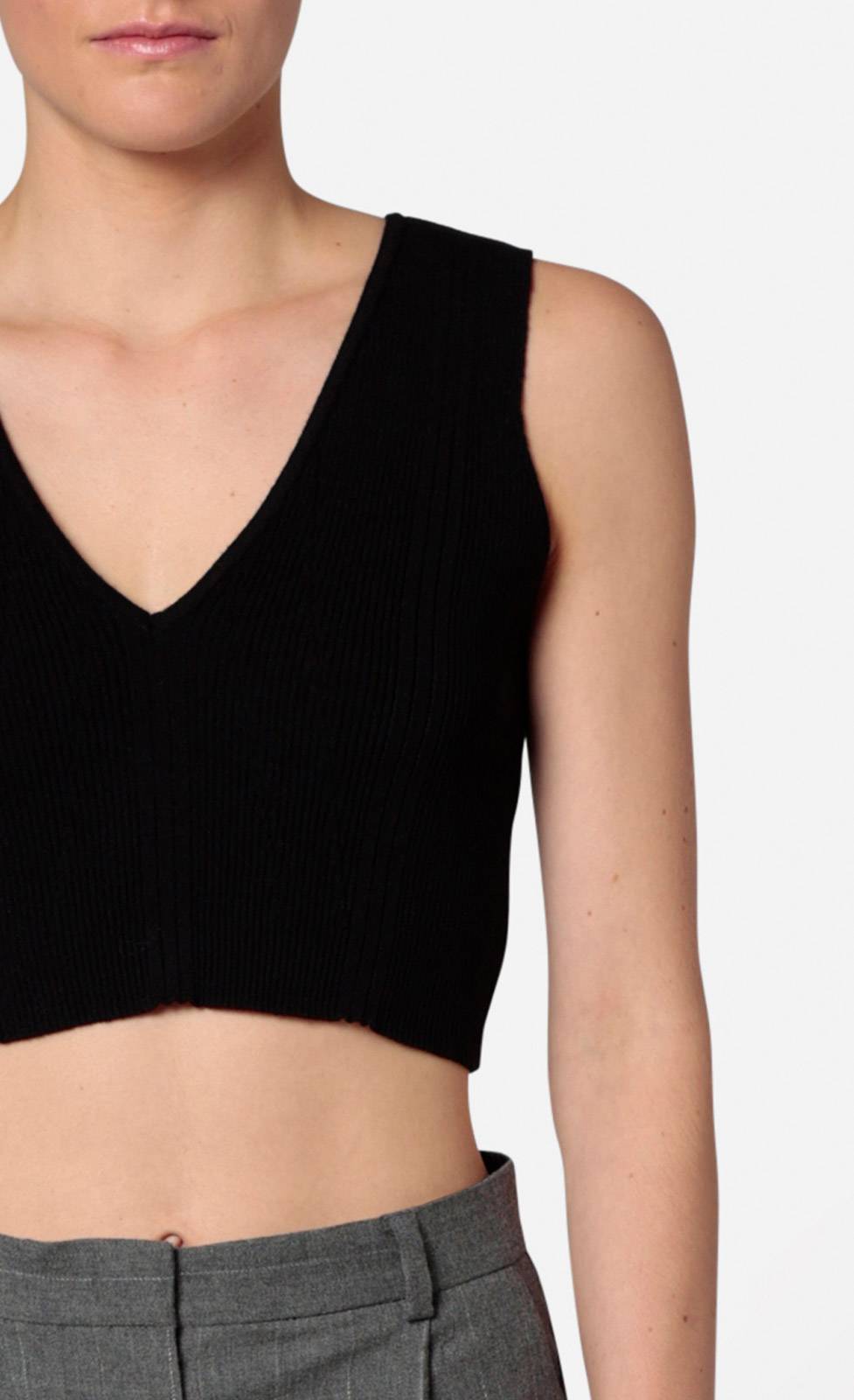 Kiefermann Sovia Cropped Stricktop aus Viskosematerial Neuheiten