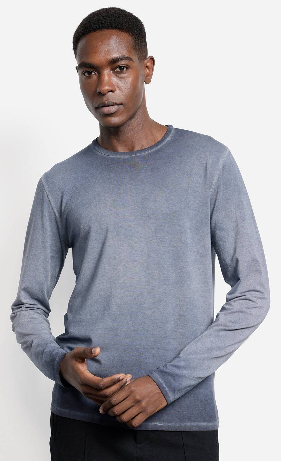 Kiefermann Erics Überfärbtes Langarmshirt mit Rundhals Super Sparpreis