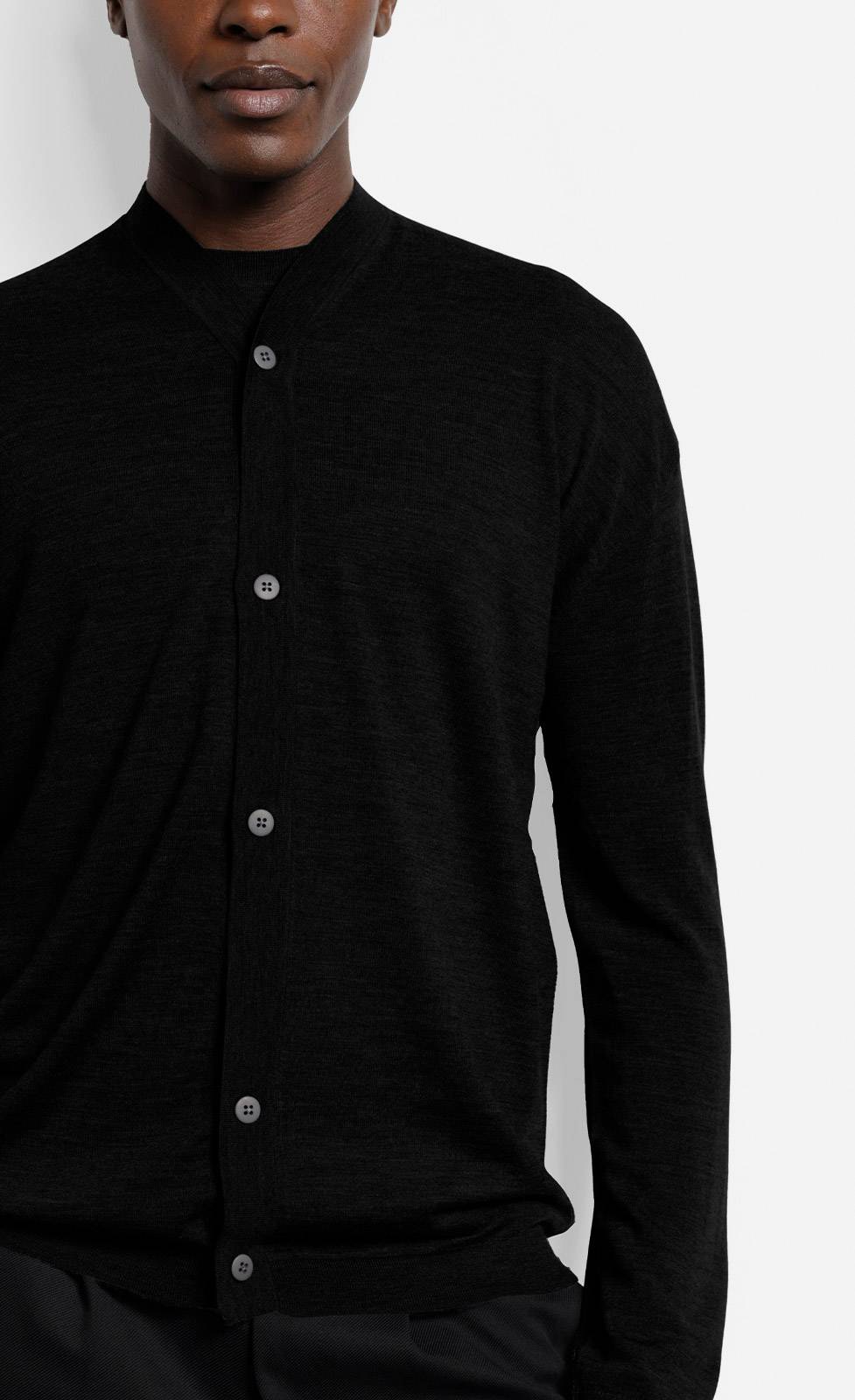 Kiefermann Bernold Strickjacke mit V-Ausschnitt Discount Store für neue Produkte