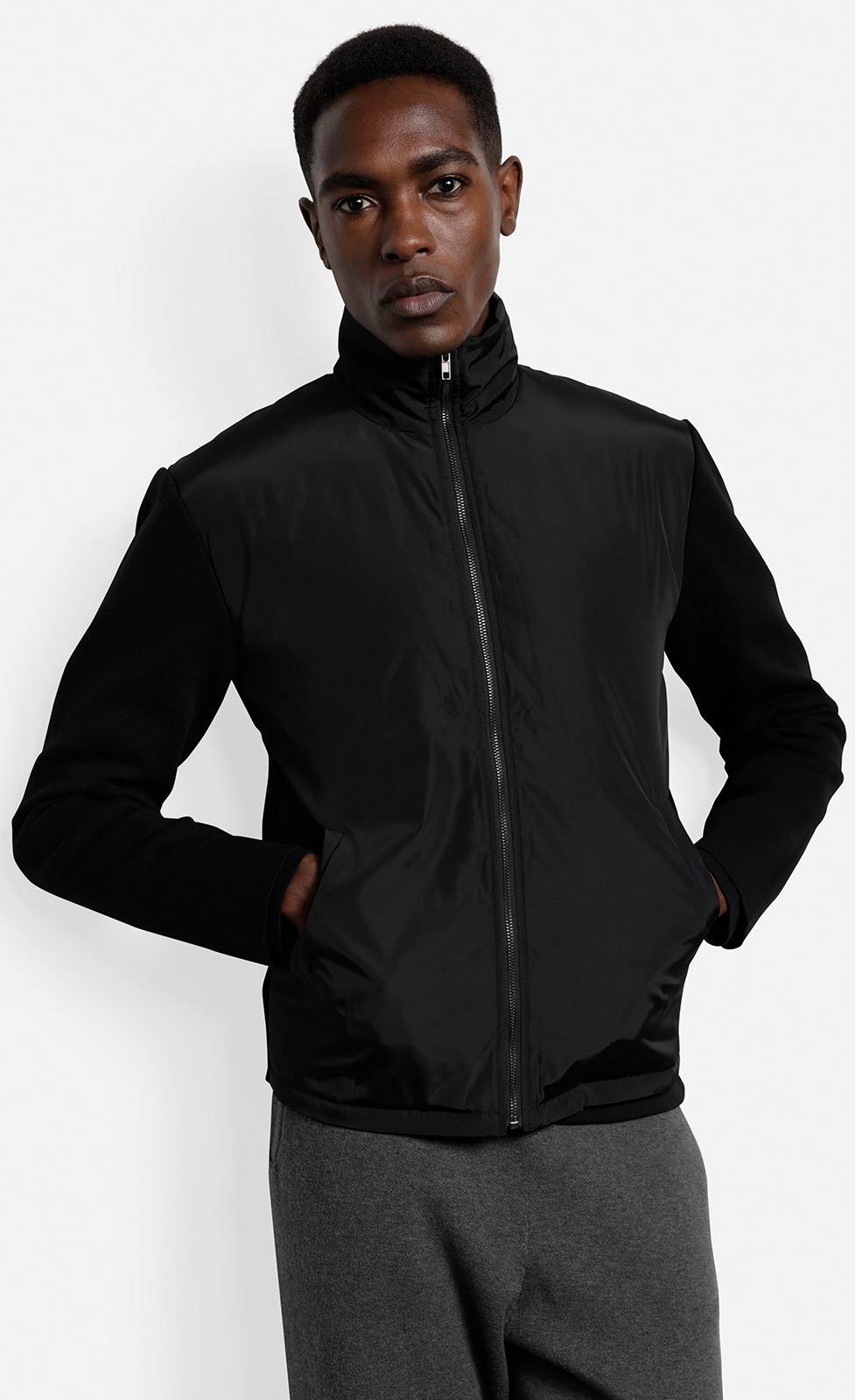 Kiefermann Marlono Jacke aus Materialmix Nur noch ein Tag übrig