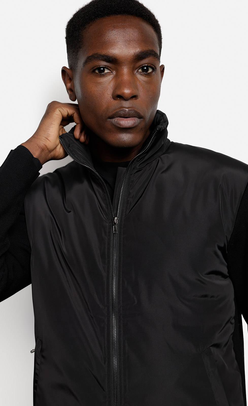 Kiefermann Marlono Jacke aus Materialmix Nur noch ein Tag übrig