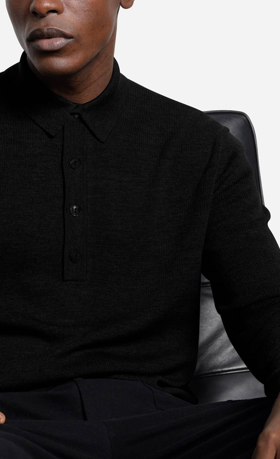 Kiefermann Imano Polopullover aus Merinowolle Riesige Rabatte